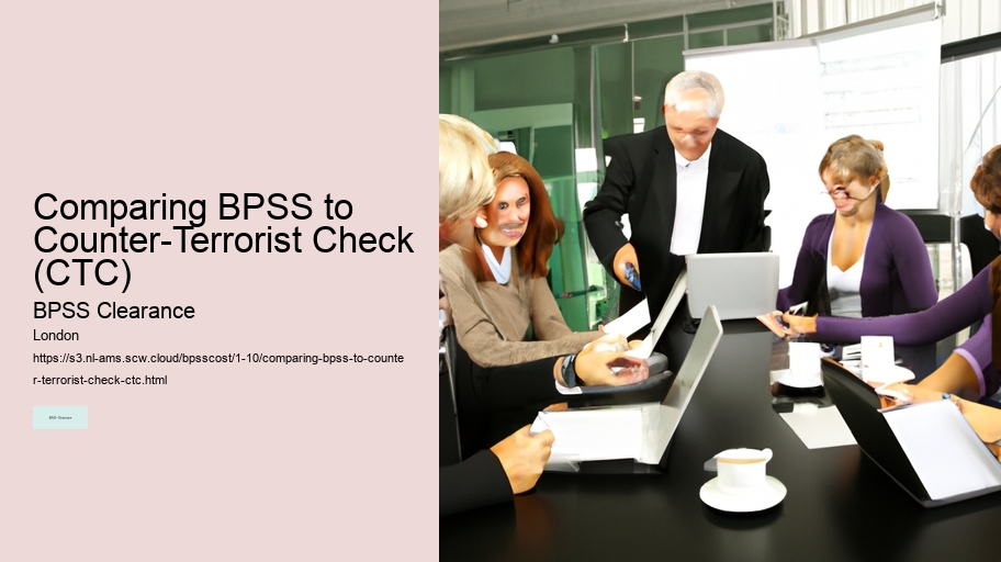 Comparing BPSS to Counter-Terrorist Check (CTC)