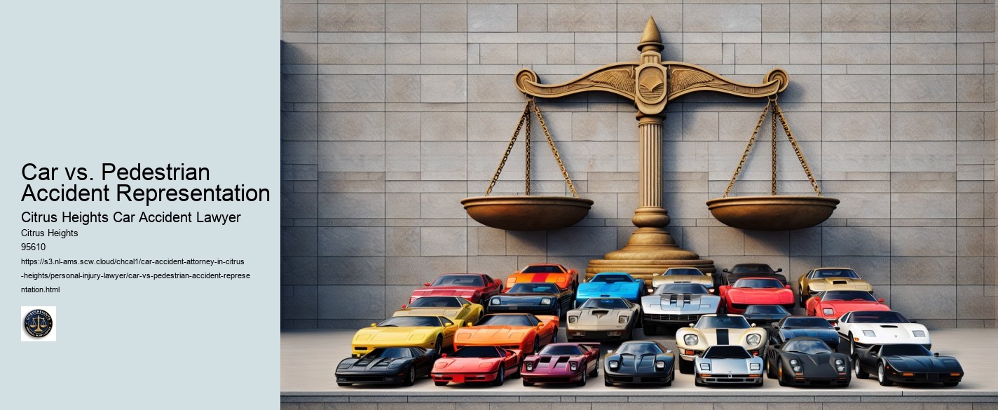Car vs. Pedestrian Accident Representation
