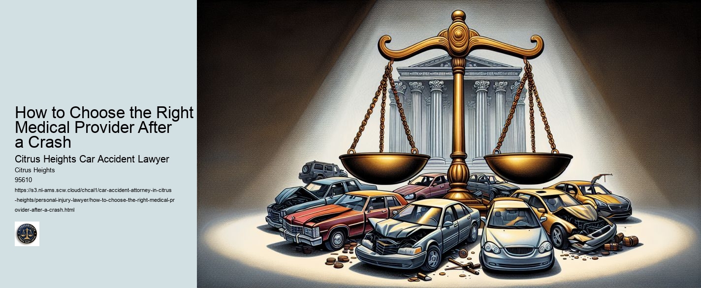 How to Choose the Right Medical Provider After a Crash