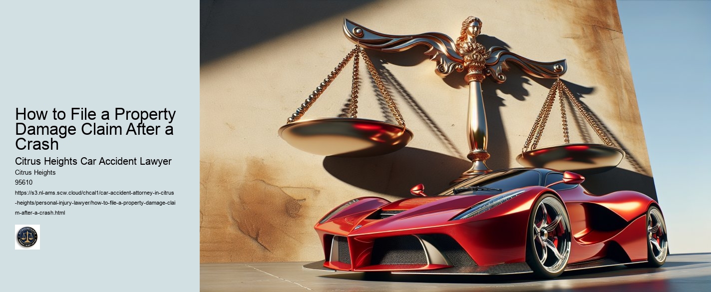 How to File a Property Damage Claim After a Crash