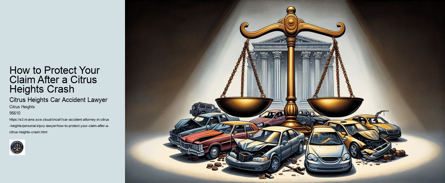 How to Protect Your Claim After a Citrus Heights Crash
