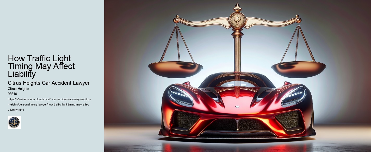 How Traffic Light Timing May Affect Liability