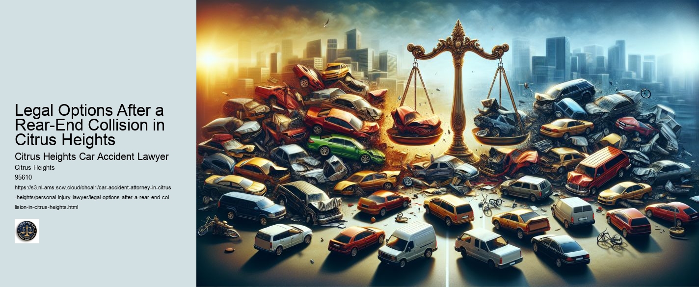 Legal Options After a Rear-End Collision in Citrus Heights