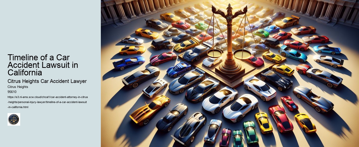 Timeline of a Car Accident Lawsuit in California