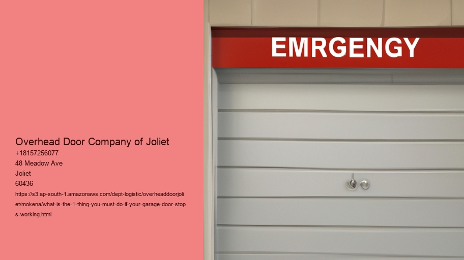 What is the #1 Thing You Must Do If Your Garage Door Stops Working?