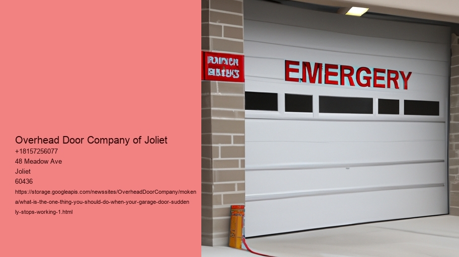 What is the One Thing You Should Do When Your Garage Door suddenly stops working?