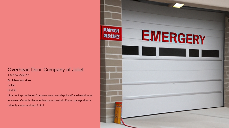 What is the One Thing You Must Do If Your Garage Door suddenly stops working?
