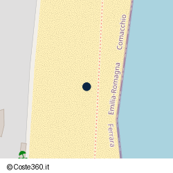 Posizione della concessione demaniale marittima Comune di Comacchio, A. 2013, N. 02