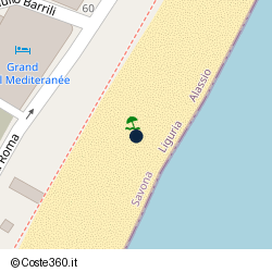 Posizione della concessione demaniale marittima Comune di Alassio, A. 2011, N. 18