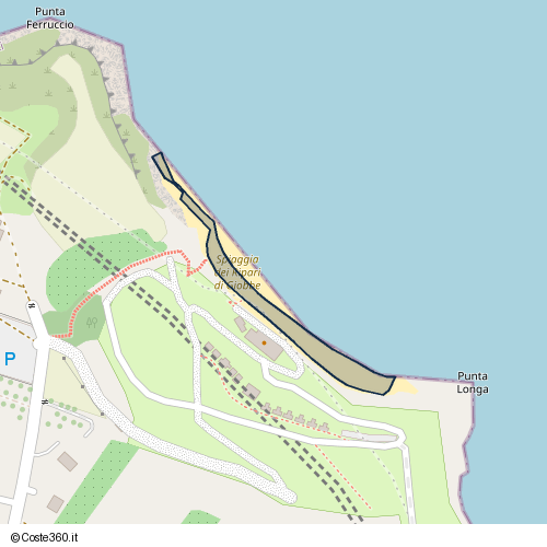 Posizione della spiaggia Spiaggia nei pressi di Ortona, 66026