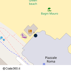 Posizione della concessione demaniale marittima Comune di Riccione, A. 2023, N. 736
