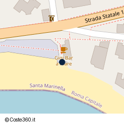 Posizione della concessione demaniale marittima Comune di Santa Marinella, A. 2003, N. 42