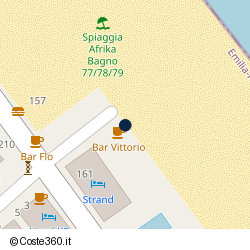 Posizione della concessione demaniale marittima Comune di Bellaria-Igea Marina, A. 2020, N. 35