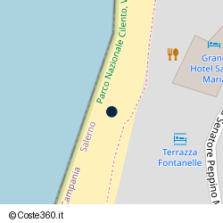 Posizione della concessione demaniale marittima Comune Castellabate, A. 2026, N. 1