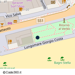 Posizione della concessione demaniale marittima Comune di Varazze, A. 1997, N. 38