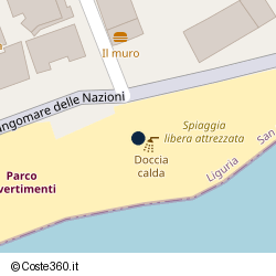 Posizione della concessione balneare Comune di San Bartolomeo Al Mare, A. 2024, N. 1