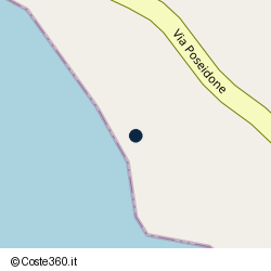 Posizione della concessione demaniale marittima Comune di Diamante, A. 2014, N. 03