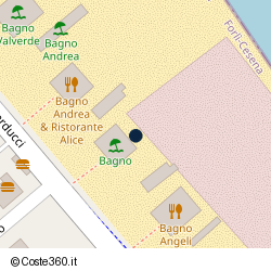 Posizione della concessione balneare Comune di Cesenatico, A. 2010, N. 211