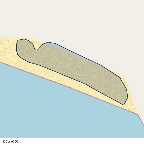 Posizione della spiaggia Spiaggia nei pressi di Strada Montelungo, Gela, 93012