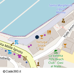 Posizione della concessione balneare Comune di Santa Margherita Ligure, A. 2009, N. 72