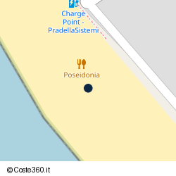 Posizione della concessione balneare Comune di Ascea, A. 2019, N. 5