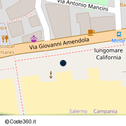 Posizione della concessione demaniale marittima Comune di Minori, A. 2018, N. 01
