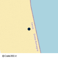 Posizione della concessione balneare Comune di Cervia, A. 2020, N. 18