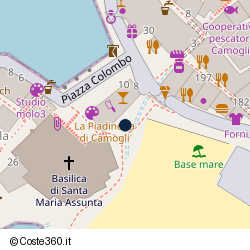 Posizione della concessione balneare Comune di Camogli, A. 2025, N. 04