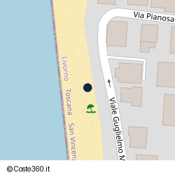 Posizione della concessione balneare Comune di San Vincenzo, A. 2009, N. 1