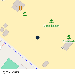 Posizione della concessione balneare Comune di Riccione, A. 2015, N. 499