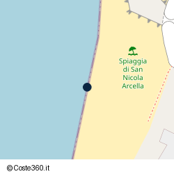 Posizione della concessione demaniale marittima Comune di San Nicola Arcella, A. 2016, N. 07