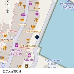 Posizione della concessione balneare Comune di Portovenere, A. 2025, N. 1