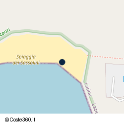 Posizione approssimativa di Spiaggia Dei Sassolini