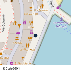 Posizione della concessione balneare Comune di Portovenere, A. 2022, N. 6