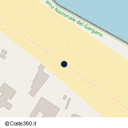 Posizione della concessione balneare Comune di Vieste, A. 2008, N. 17