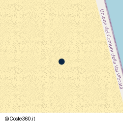 Posizione della concessione balneare Comune di Alba Adriatica, A. 2008, N. 50