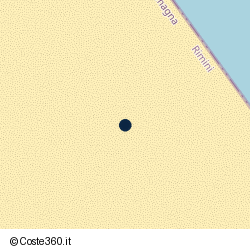 Posizione della concessione demaniale marittima Comune di Rimini, A. 2017, N. 322