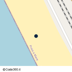 Posizione della concessione demaniale marittima Comune di Praia A Mare, A. 2008, N. 53