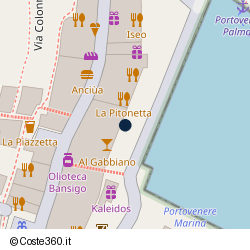 Posizione della concessione demaniale marittima Comune di Portovenere, A. 1998, N. 92