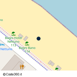 Posizione della concessione balneare Comune di Senigallia, A. 2020, N. 17