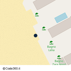 Posizione della concessione balneare Comune di Viareggio, A. 2005, N. 26
