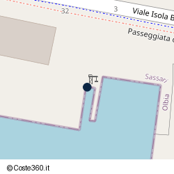 Posizione della concessione demaniale marittima Autorità Portuale di Mare Di Sardegna, A. 2019, N. 19