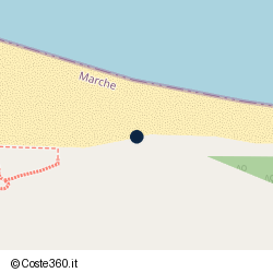 Posizione della concessione balneare Comune di Gabicce Mare, A. 2021, N. 0206551