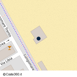 Posizione della concessione balneare Comune di Roseto Degli Abruzzi, A. 2015, N. 206
