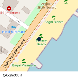 Posizione della concessione balneare Comune di Diano Marina, A. 2005, N. 35