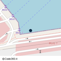 Posizione della concessione demaniale marittima Autorità Portuale di Mar Tirreno Settentrionale, A. 2025, N. 10