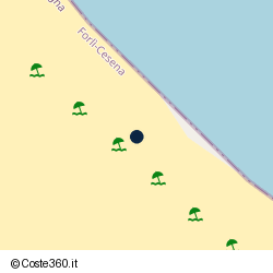 Posizione della concessione demaniale marittima Comune di Gatteo, A. 2025, N. 04
