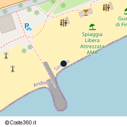 Posizione della concessione demaniale marittima Comune di Andora, A. 2007, N. 01