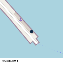 Posizione della concessione demaniale marittima Autorità Portuale di Mar Tirreno Centrale, A. 2011, N. 4