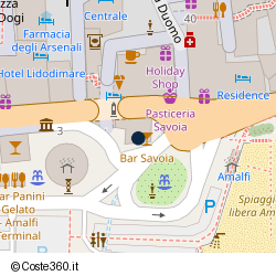 Posizione della concessione demaniale marittima Comune di Amalfi, A. 2014, N. 3